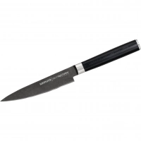 Кухонный нож Samura Mo-V Stonewash 125 мм, сталь AUS-8, рукоять G10 купить в Нижневартовске